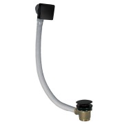 Bonde de vidage ronde clic-clac avec système de remplissage  Noir mat - TRES 03453440NM 