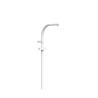 Barre de douche adaptable au robinet thermostatique mural Blanc mat - TRES 03463506BM 