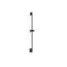 Barre coulissante pour douche avec arrivée d'eau murale Noir mat - TRES 03493199NM