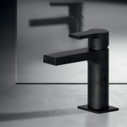 Mitigeur lavabo vidage métal Chromé Noir Brossé Omega - CRISTINA ONDYNA OG22175