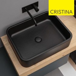 Vasque Ceramique Cosa Medium Blackmat - CRISTINA ONDYNA COSA604513