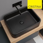 Vasque Ceramique Cosa Medium Blackmat - CRISTINA ONDYNA COSA604513