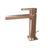 Mitigeur lavabo medium Or Rose Brossé Omega - CRISTINA ONDYNA OG22334P