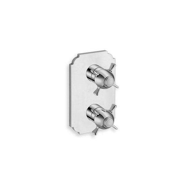 FACADE EXTERNE CHAMBORD LAITON THERMOSTATIQUE 3 SORTIES CHROME - CRISTINA ONDYNA XC85351