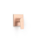 Pièce apparente pour boîtier encastré 1 voie Rapid-box Or Rose Mat 24K - TRES 21127810OPM