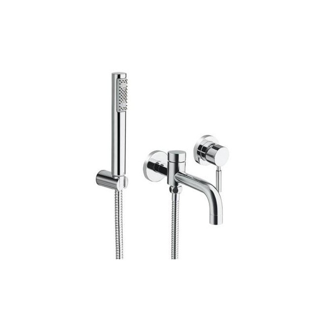 Bain douche encastré avec mitigeur et douchette TRIVERDE - CRISTINA ONDYNA TV17851