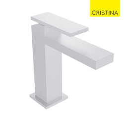 Mitigeur lavabo monotrou Blanc Mat Tabula - CRISTINA ONDYNA TA22024