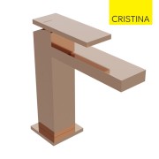 Mitigeur lavabo monotrou Or Rose Tabula - CRISTINA ONDYNA TA22046P