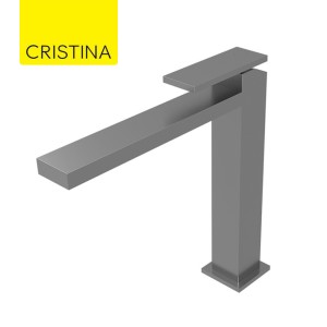 Mitigeur lavabo mi-haut Métal Brossé Tabula - CRISTINA ONDYNA TA22777