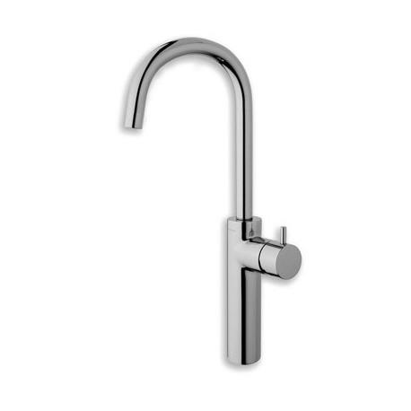 LAVABO TRIVERDE BEC HAUT 384 mm CHROME + Vidage Up&Down - CRISTINA ONDYNA TV22951