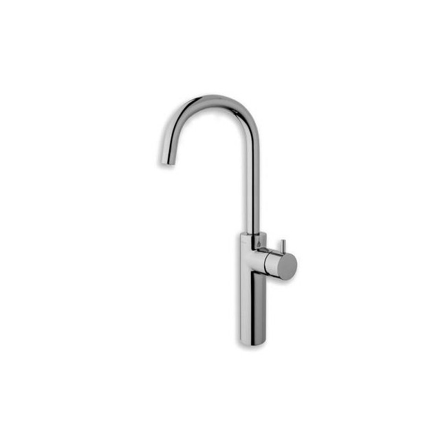 LAVABO TRIVERDE BEC HAUT 384 mm CHROME + Vidage Up&Down - CRISTINA ONDYNA TV22951