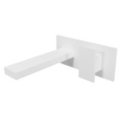 Façade mitigeur lavabo murale encastrée Blanc Mat Tabula - CRISTINA ONDYNA TA25624