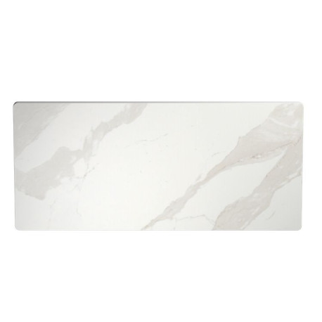   Radiateur à inertie KERAMOS Nativ Horizontal 2000W Marbre blanc - INTUIS SIGNATURE K164117 