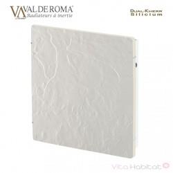 Radiateur à inertie Wifi Ardoise Blanche 800W Carré - Valderoma AB800W