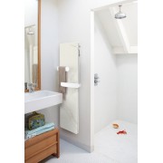 Sèche-serviettes électrique KERAMOS HUG Nativ 1000W Blanc ardoise - INTUIS SIGNATURE K164723