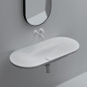 Vasque lavabo céramique à suspendre Blanc Brillant DELANO - CRISTINA ONDYNA DEL10001