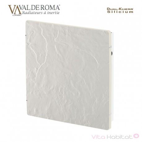 Radiateur à inertie Wifi Ardoise Blanche 800W Carré - Valderoma AB800W