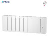 Radiateur Fonte NOIROT BELADOO Nativ Plinthe 750W blanc connecté INTUIS M153412