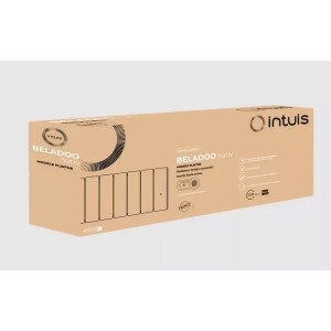 Radiateur Fonte NOIROT BELADOO Nativ Plinthe 1000W Anthracite connecté INTUIS M153423