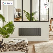 Radiateur Fonte NOIROT BELADOO Nativ Plinthe 1000W Anthracite connecté INTUIS M153423