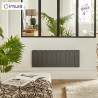 Radiateur Fonte NOIROT BELADOO Nativ Plinthe 1500W Anthracite connecté INTUIS M153425