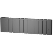 Radiateur Fonte NOIROT BELADOO Nativ Plinthe 1500W Anthracite connecté INTUIS M153425