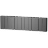 Radiateur Fonte NOIROT BELADOO Nativ Plinthe 1500W Anthracite connecté INTUIS M153425