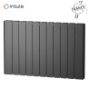 Radiateur Fonte NOIROT BELADOO Nativ 2000W Anthracite connecté INTUIS M153127