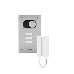 Kit Audio 3 Bp, Platine Switch + Combiné Audio - COMELIT KIXA0103 