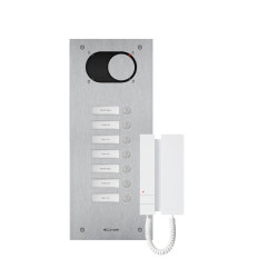 Kit Audio 7 Bp, Platine Switch + Combiné Audio - COMELIT KIXA0107 
