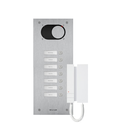 Kit Audio 7 Bp, Platine Switch + Combiné Audio - COMELIT KIXA0107 