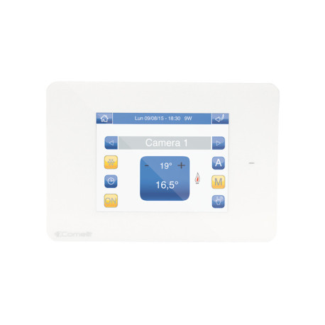 Mini Touch Simplehome 3,5" Version Chronothermostat Blanc - COMELIT 20003001W 