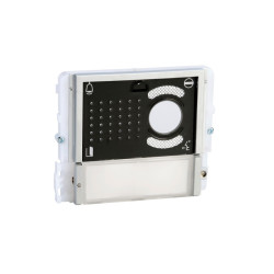 Module Audio/Vidéo 1 Bouton D'Appel Ikall Façade Noire - COMELIT 33411 