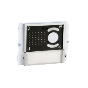 Module Audio/Vidéo 1 Bouton D'Appel Ikall  Façade Noire - COMELIT 33411 