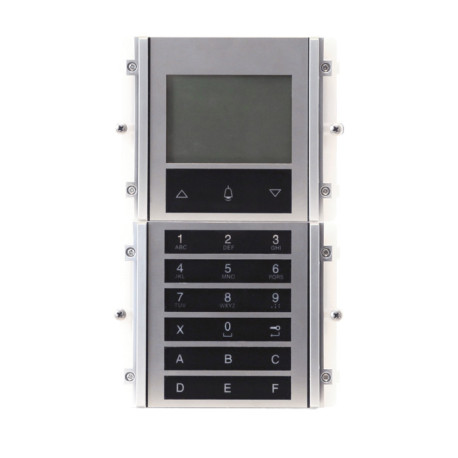 Module D'Appel 2 Fils Et Vip. Ikall Metal - COMELIT 3360BM 