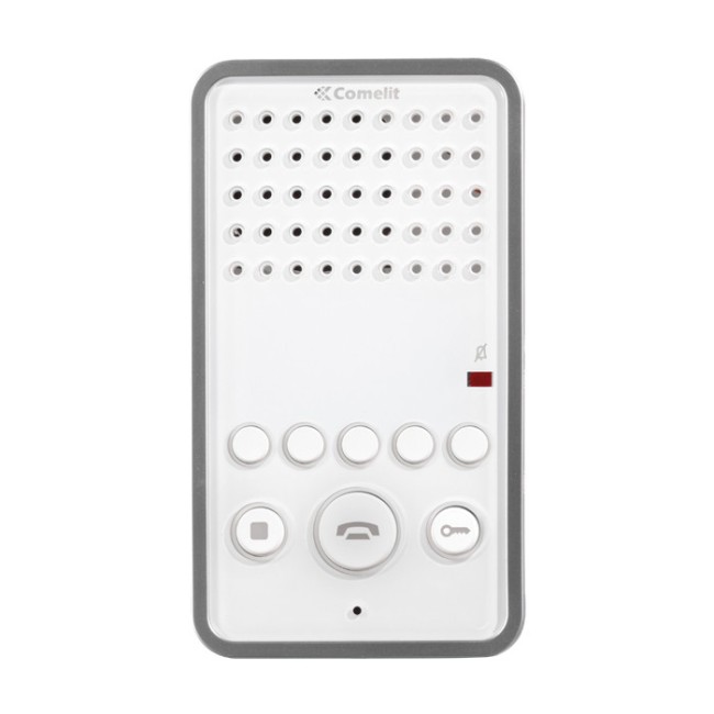 Interphone Mains Libres Easycom Blanc. Vip - COMELIT 6203W 
