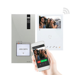 Kit Quadra Et Mini Wi-Fi/Gw. Système Vip - COMELIT 8561V 