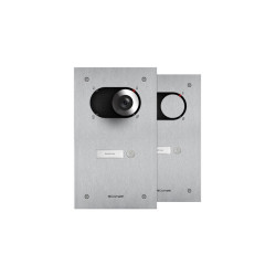 Façade Switch Inox 1 Bouton - COMELIT IX0101 