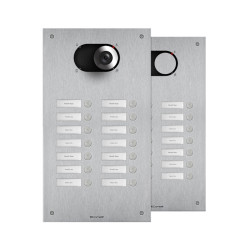 Façade Switch Inox 14 Boutons - 2 Colonnes - COMELIT IX0214 