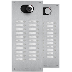 Façade Switch Inox 22 Boutons - 2 Colonnes - COMELIT IX0222 