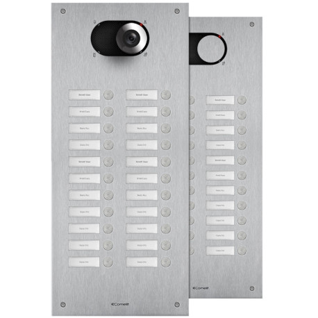 Façade Switch Inox 22 Boutons - 2 Colonnes - COMELIT IX0222 