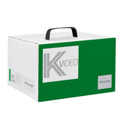 Kit Vidéo 2 Fils 1 Bp Platine Antivandale + Moniteur Main Libre - COMELIT KVAV01 