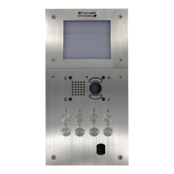 Platines 2Bp Gravés Inox Vidéo + 1250Iv Inclus - COMELIT PIB02VIPTT 