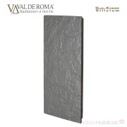 Radiateur à inertie Wifi Ardoise Noire 800W Carré - Valderoma AN800W