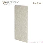 Radiateur à inertie Wifi Ardoise Noire 800W Carré - Valderoma AN800W