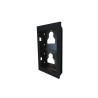 Châssis À Encastrer 2 Modules Ultra, Noir - COMELIT UT9162B 