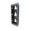 Châssis À Encastrer 3 Modules Ultra - COMELIT UT9163 