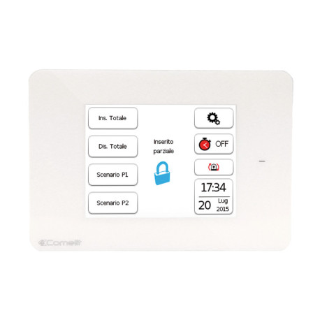 Clavier Safetouch Lecteur De Proximité Pour Centrale Vedo Blanc - COMELIT VEDOTOUCHW 
