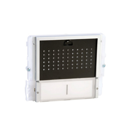 Module Audio 2 Boutons D'Appel Ikall Avec Façade Noire - COMELIT 33402 