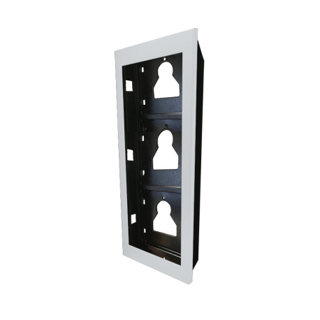 Châssis À Encastrer 3 Modules Ultra, Blanc - COMELIT UT9163W 